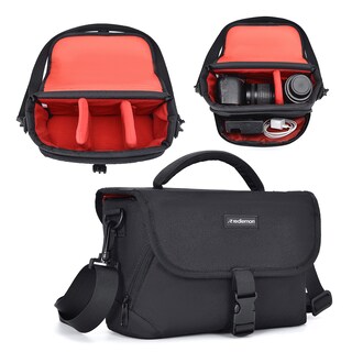 Foto 2 | Mochila para Cámara Fotográfica Redlemon 81312 color Negro Tipo Maletín con Separadores