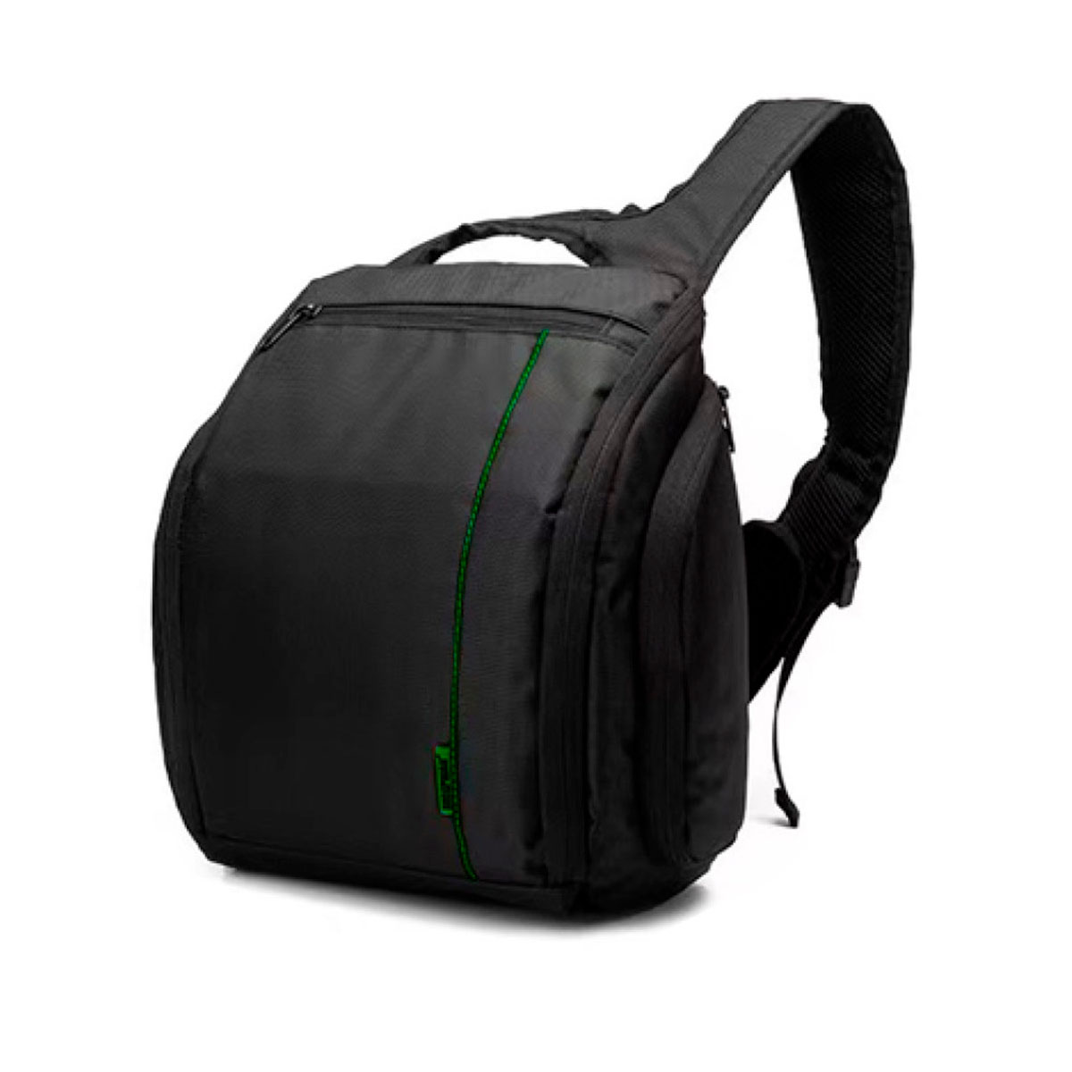 Foto 1 | Mochila Transversal para Cámara Fotográfica Tec4Home color Negro con Separador Para Accesorios Fotográficos Hecho