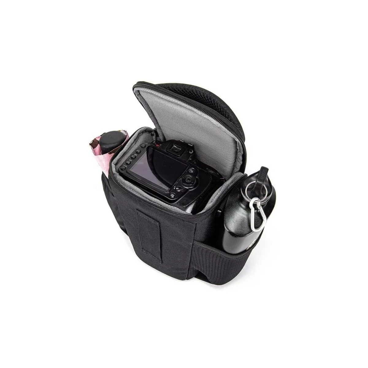Foto 4 pulgar | Language Mochila Para Camara Fotografica Funda Contra Agua Eo Safe Imports Esi-3542-1 Negro