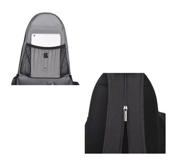 Foto 4 | Mochila De Hombro A Prueba De Agua Para Cámara Belug Negro
