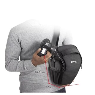 Foto 4 | Mochila Para Cámara Belug Fotográfica Profesional, Bandolera, Negro