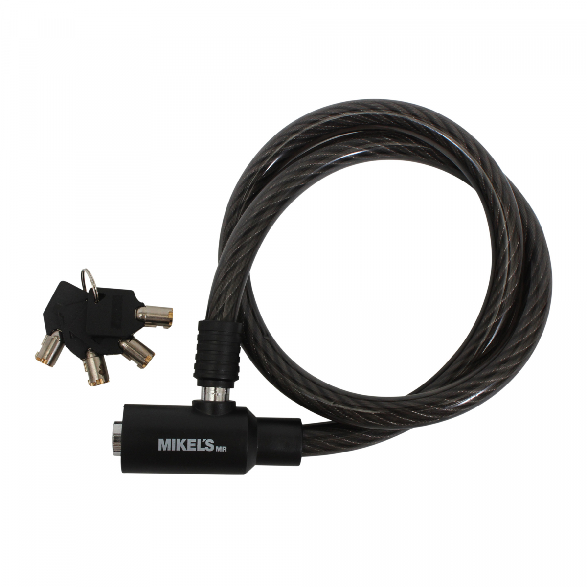 Foto 2 | Cable Candado Flexible con Llaves marca Mikel´s modelo C-1690 color Negro (90 Cms)