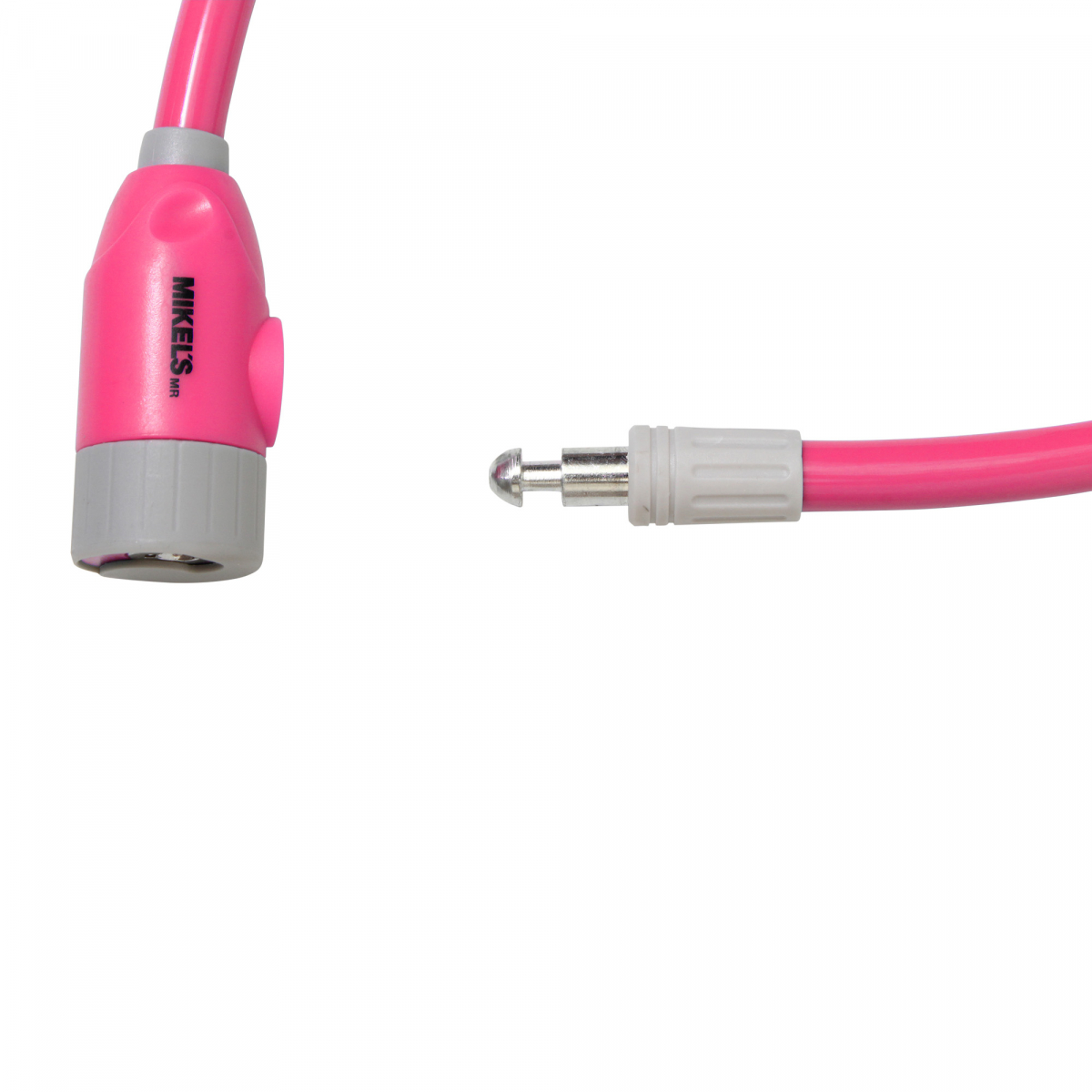 Foto 4 pulgar | Cable Candado con Llaves Mikel's CCR-65 color Rosa 65 cm