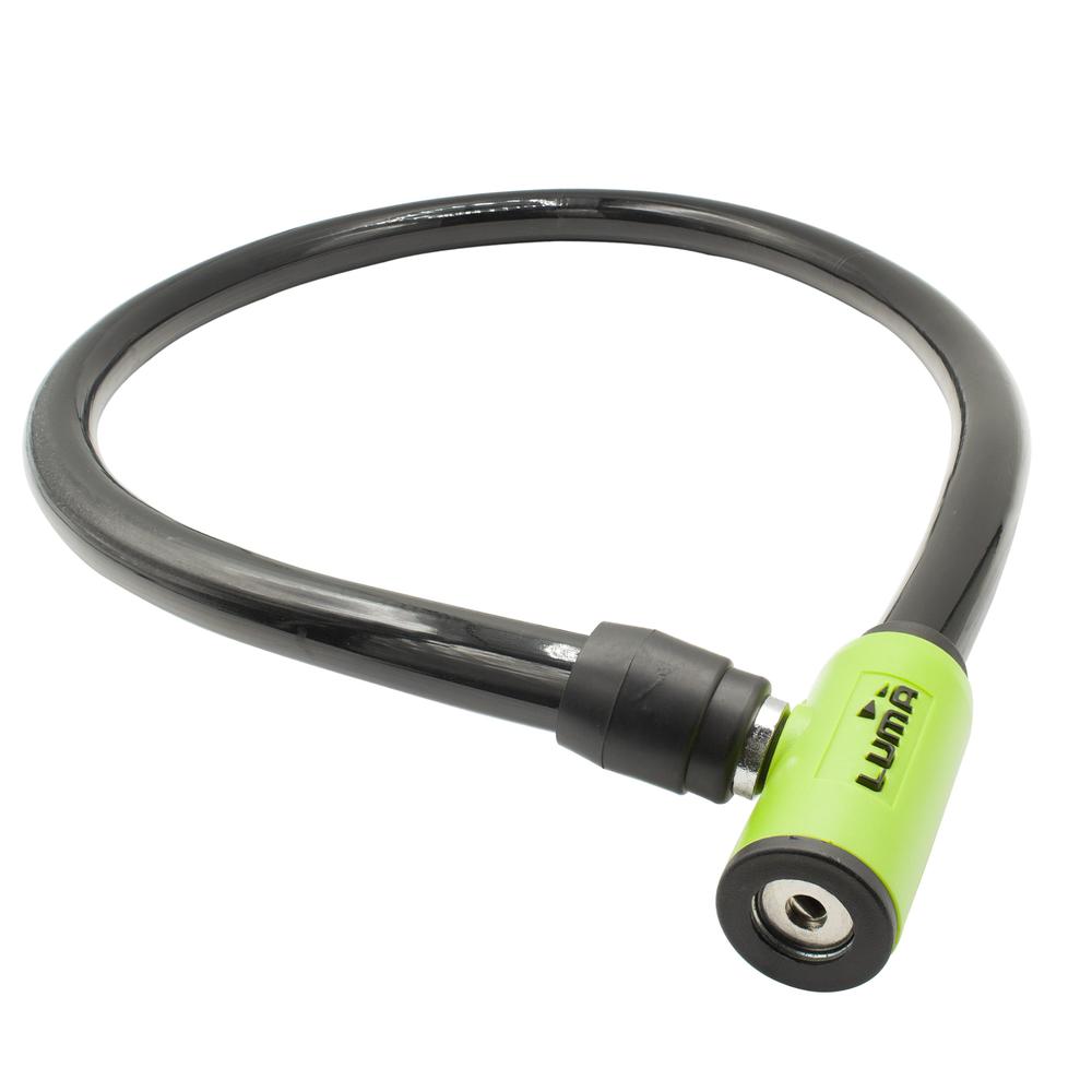 Candado para Bicicleta Luma Cable Look color Negro Cable S:4/10 100cmx20mm