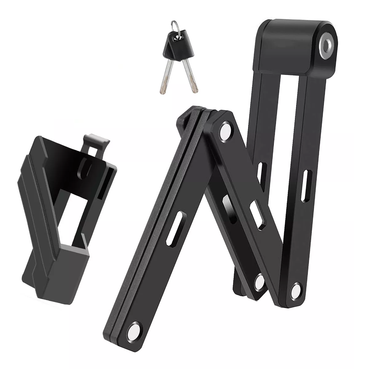 Candado Para Bicicleta O Motocicleta, Accesorio De Seguridad Eo Safe Imports Esi-9470 Negro