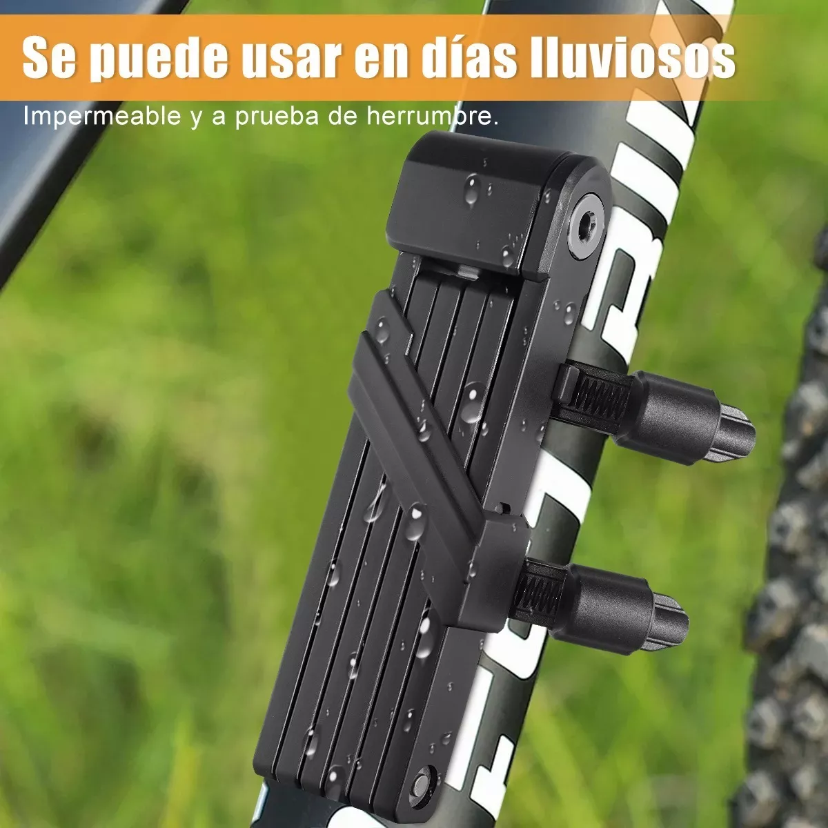 Foto 4 pulgar | Candado Para Bicicleta O Motocicleta, Accesorio De Seguridad Eo Safe Imports Esi-9470 Negro