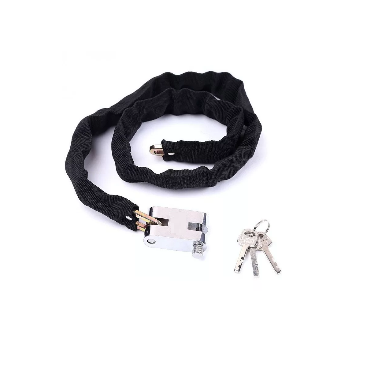 Candado De Cadena Para Motocicleta Eo Safe Imports Esi-10640 Negro