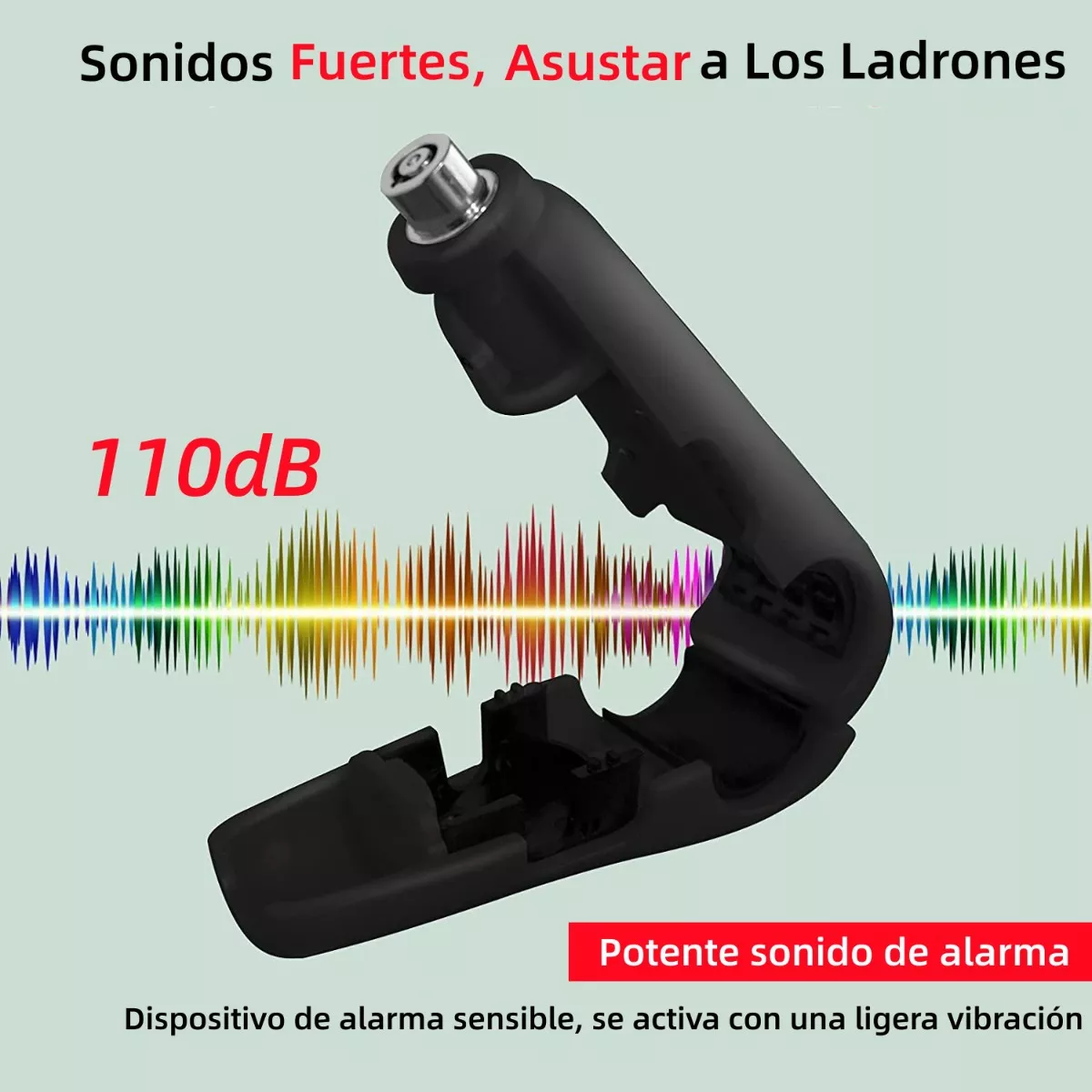 Foto 3 pulgar | Alarma Motocicle Impermeable Freno Acelerador Candado Eo Safe Imports Esi-13761 Negro