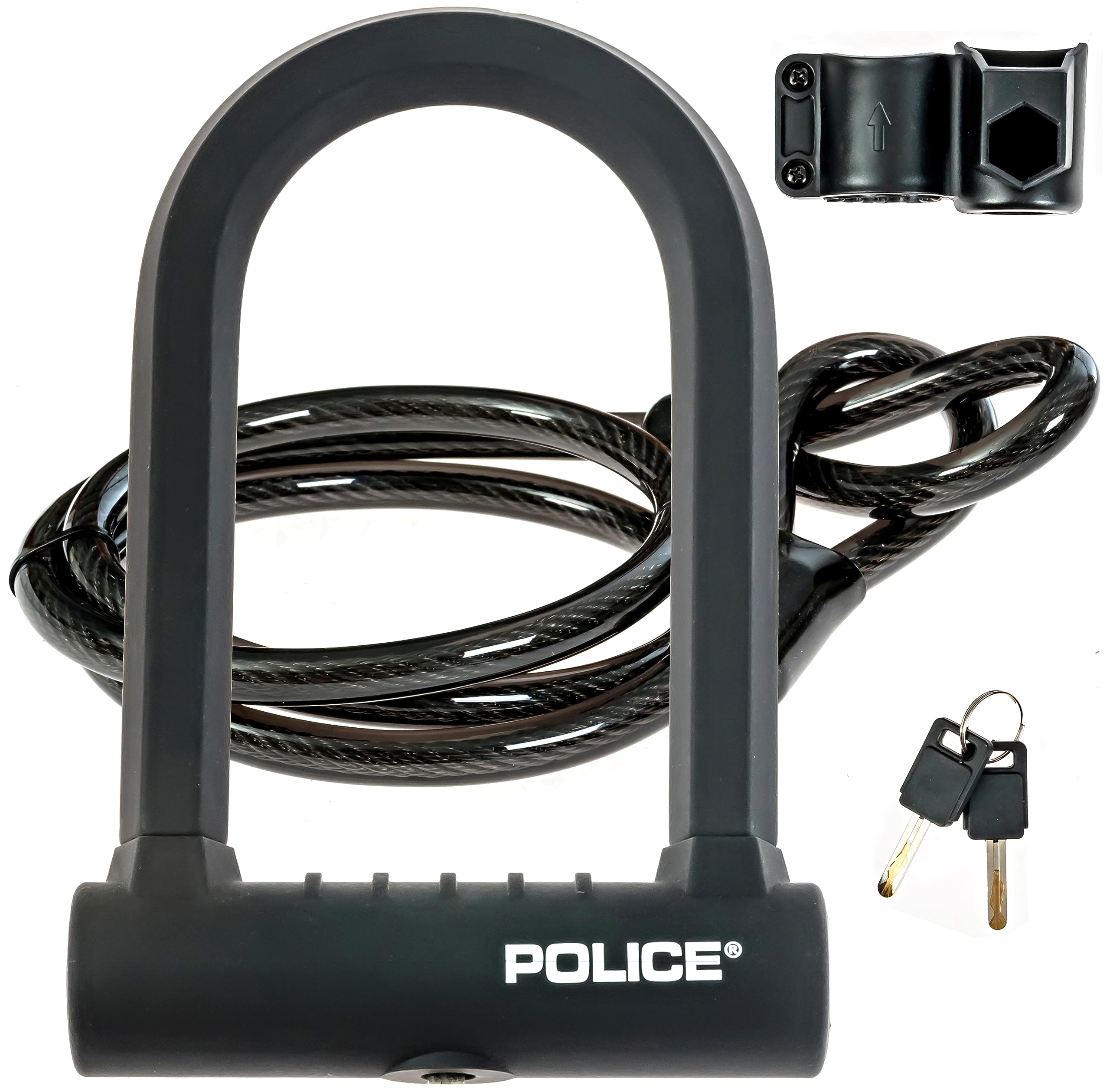 Candado Para Bicicletas Police U-lock Con Llave Para Bicicletas Y Patinetes - Venta Internacional. $945