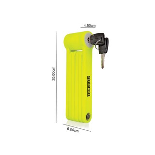 Foto 2 | Candado Plegable De Seguridad Para Bicicleta Sparco