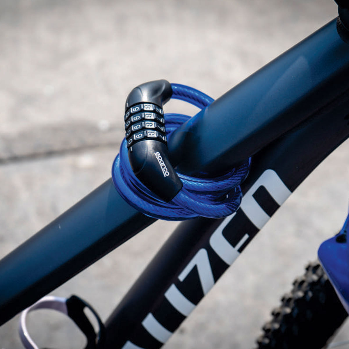 Foto 6 | Candado Sparco Se804bl Para Bicicleta Ligero Y Seguro