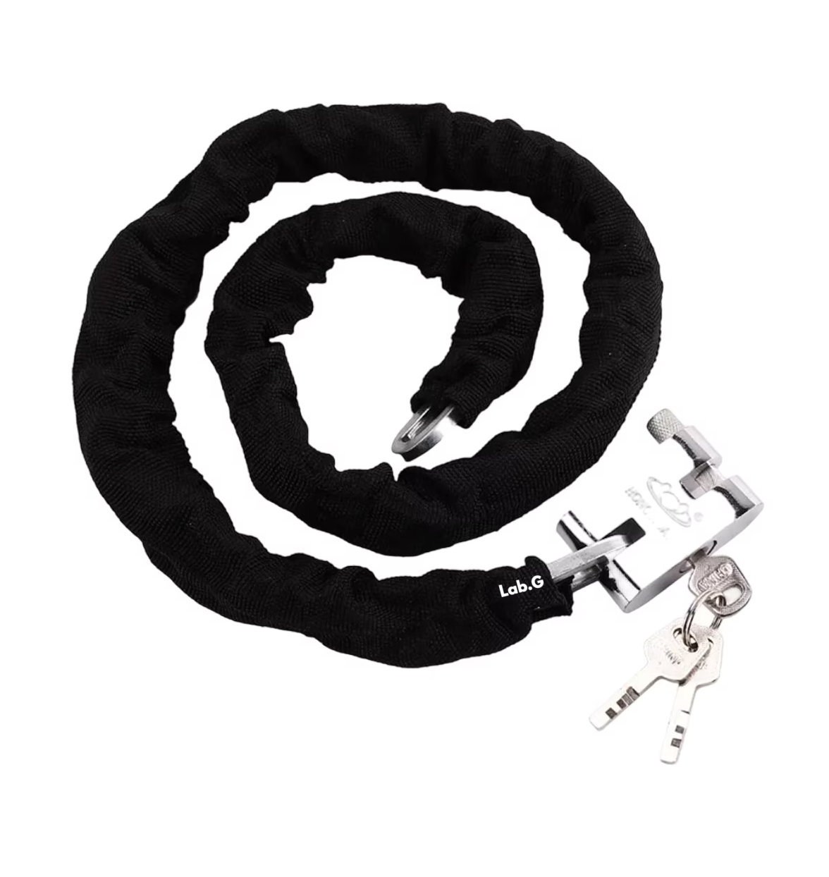 Foto 1 | Cerradura De Cadena Lab.g Antirrobo Para Bicicleta Y Motocicleta Negro