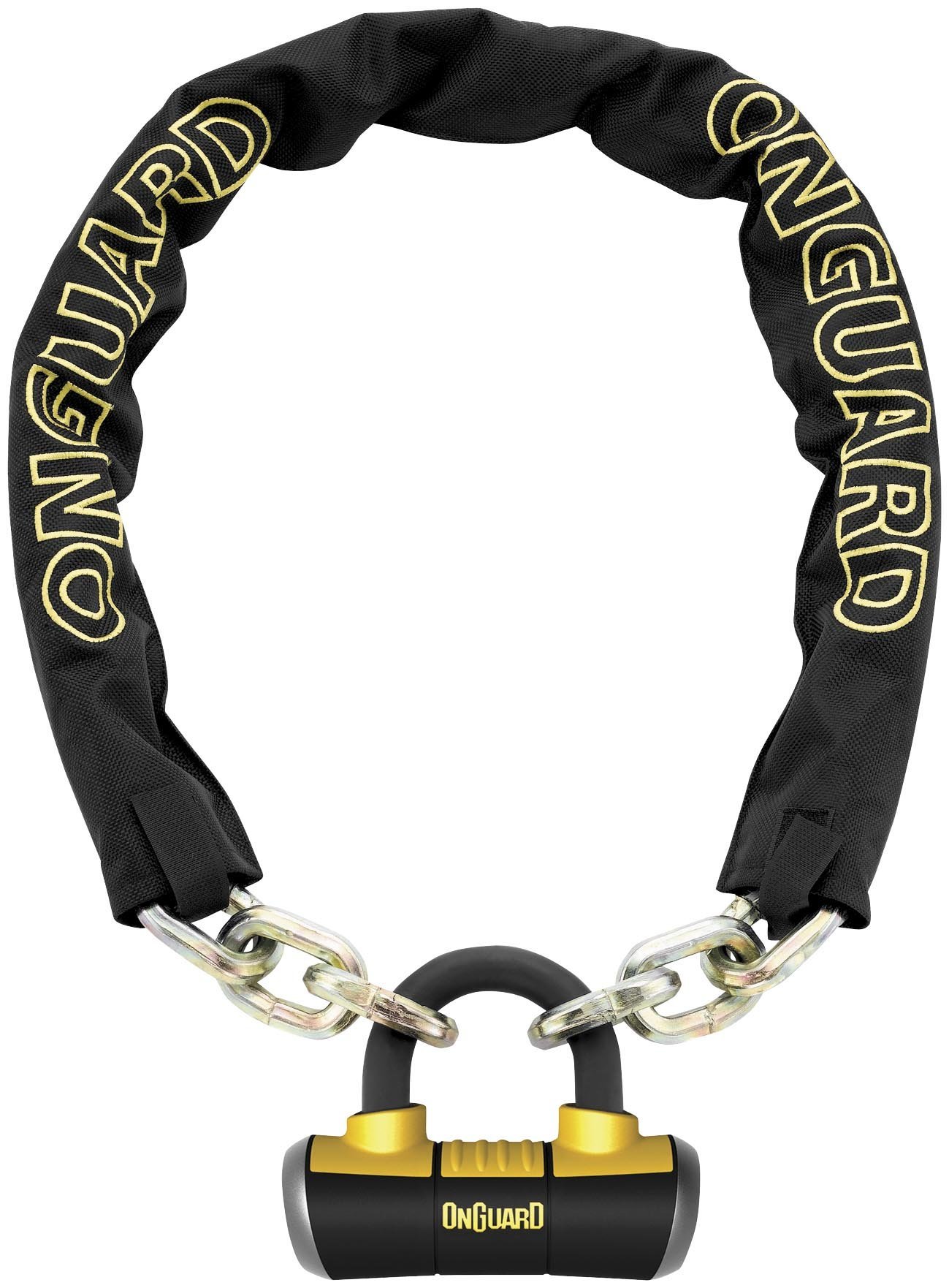 Foto 2 pulgar | Candado De Cadena Onguard Mastiff 8019 De 10 Mm X 107 Cm Con Cierre En U Tipo Boxer - Venta Internacional.