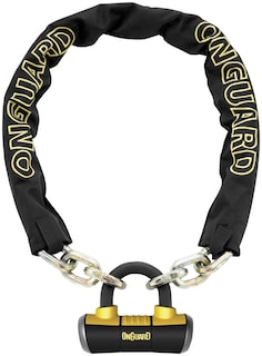 Foto 1 | Candado De Cadena Onguard Mastiff 8019 De 10 Mm X 107 Cm Con Cierre En U Tipo Boxer - Venta Internacional.