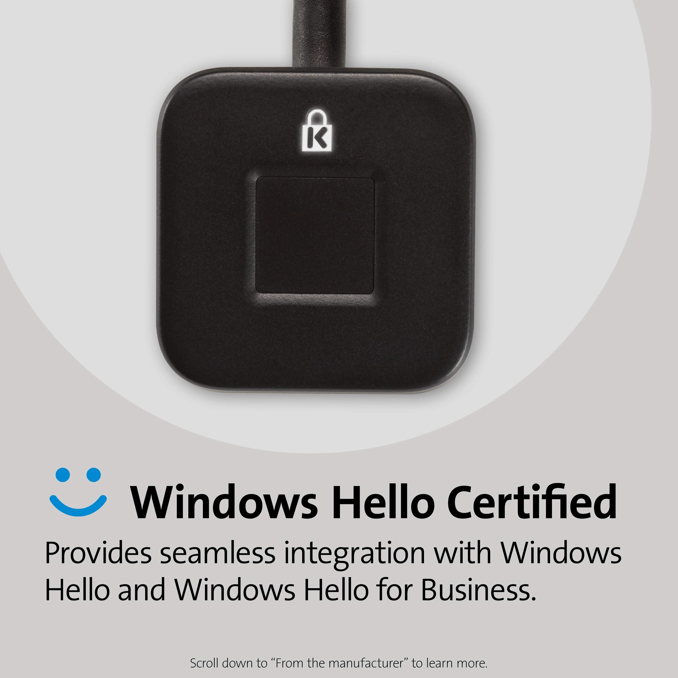 Foto 5 | Lector Usb De Huellas Dactilares Kensington Verimark Desktop - Venta Internacional.