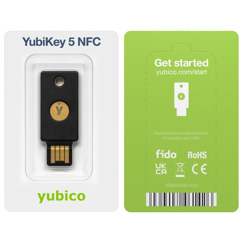 Foto 8 pulgar | Llave De Seguridad Yubico Yubikey 5 Con Certificación Nfc 2fa Fido - Venta Internacional.