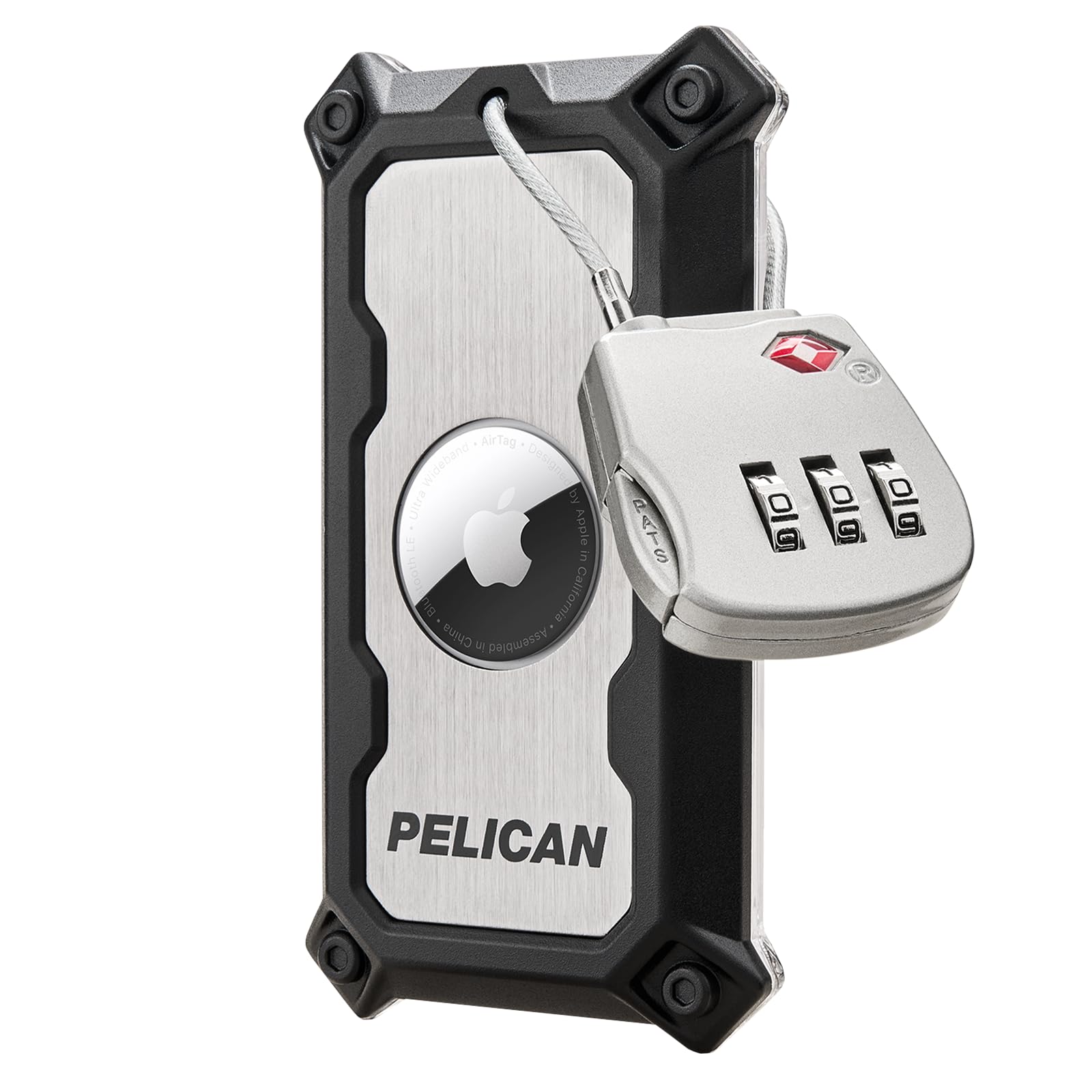 Foto 1 | Candado De Equipaje Pelican Airtag Tracker Con Cable Tsa De Titanio - Venta Internacional.