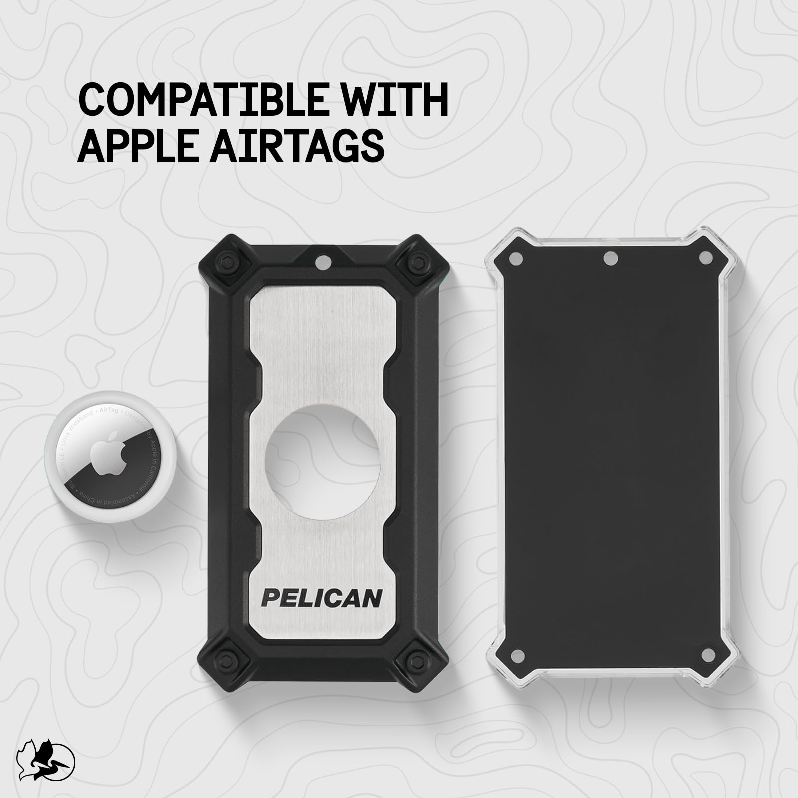 Foto 7 pulgar | Candado De Equipaje Pelican Airtag Tracker Con Cable Tsa De Titanio - Venta Internacional.