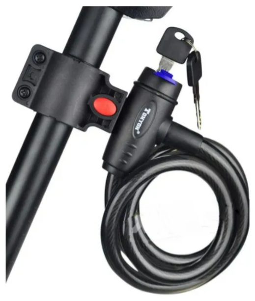 Foto 2 | Xtellar Candado Con Cadena De Acero De Seguridad Premium Para Bicicleta O Moto De 1.2m