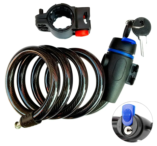 Foto 3 pulgar | Xtellar Premium Candado Cadena De Seguridad Antirrobo Para Bicicleta Reforzado