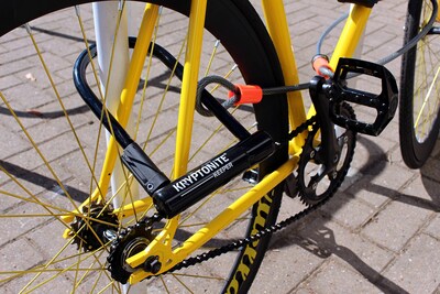 Foto 4 | Bicicleta U-lock Kryptonite Keeper Estándar Con Cable De Acero Negro - Venta Internacional.