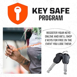Foto 6 | Bicicleta U-lock Kryptonite Keeper Estándar Con Cable De Acero Negro - Venta Internacional.