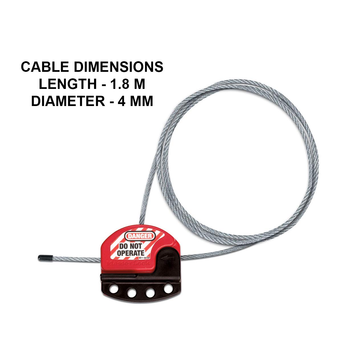 Foto 7 pulgar | Cable De Acero Lockout Tagout Master Lock S806 Ajustable - Venta Internacional.