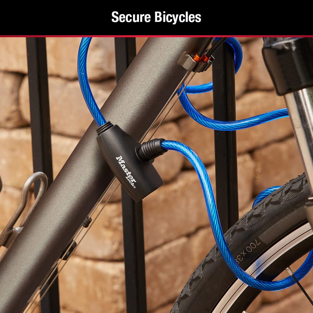 Foto 3 | Cables Master Lock 8127tri Para Candado Para Bicicleta  Paquete De 3 Unidades  Con Llave - Venta Internacional.