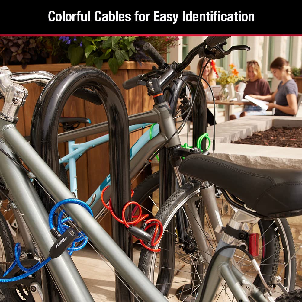 Foto 4 | Cables Master Lock 8127tri Para Candado Para Bicicleta  Paquete De 3 Unidades  Con Llave - Venta Internacional.