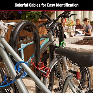 Foto 4 | Cables Master Lock 8127tri Para Candado Para Bicicleta Paquete De 3 Unidades Con Llave - Venta Internacional.