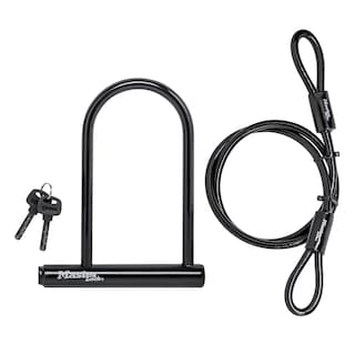 Foto 1 | Candado Bike Lock Master Lock 7.25 U Con Cable En Forma De Bucle - Venta Internacional.