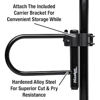 Foto 5 | Candado Bike Lock Master Lock 7.25 U Con Cable En Forma De Bucle - Venta Internacional.