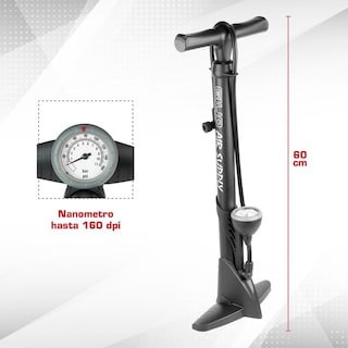 Foto 2 | Bomba de Aire para Bicicleta con Manómetro Giyo Gf43p