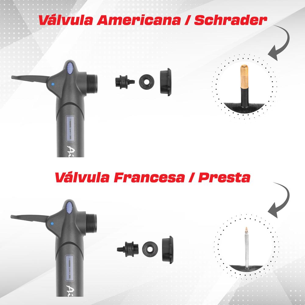 Foto 4 pulgar | Bomba Mini Telescópica para Bicicleta Giyo Genérica