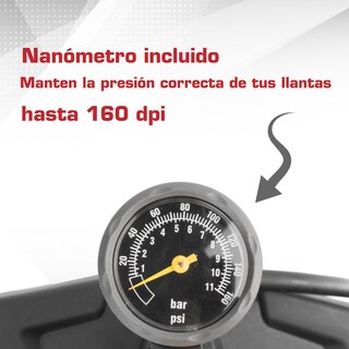 Foto 4 | Inflador Manual Genérico Giyo Multicolor 160psi