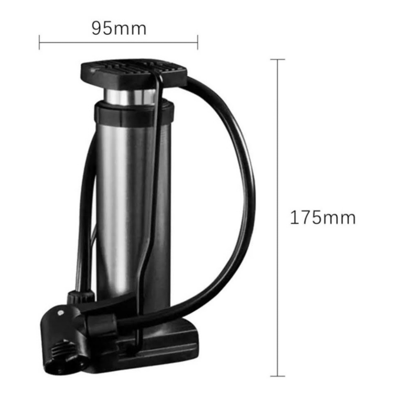 Foto 2 pulgar | Bomba Infladora Con Pie Para Bicicleta, Motocicleta Y Pelotas - Venta Internacional.