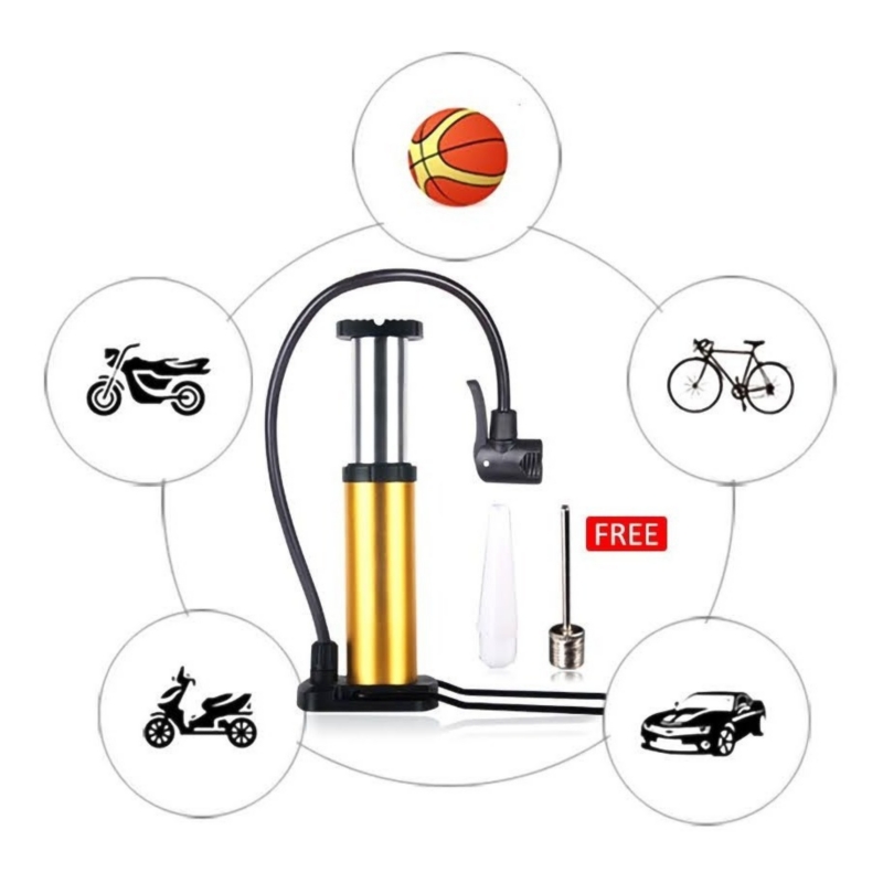 Foto 3 pulgar | Bomba Infladora Con Pie Para Bicicleta, Motocicleta Y Pelotas - Venta Internacional.