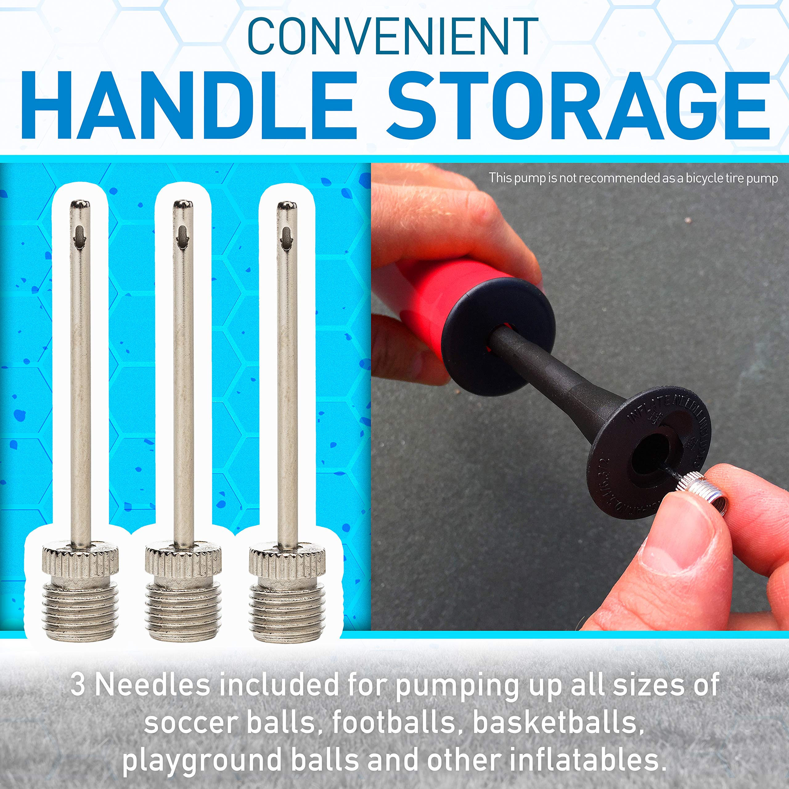 Foto 5 pulgar | Kit De Bomba De Bolas Franklin Sports Perfecto Para Balones De Baloncesto - Venta Internacional.