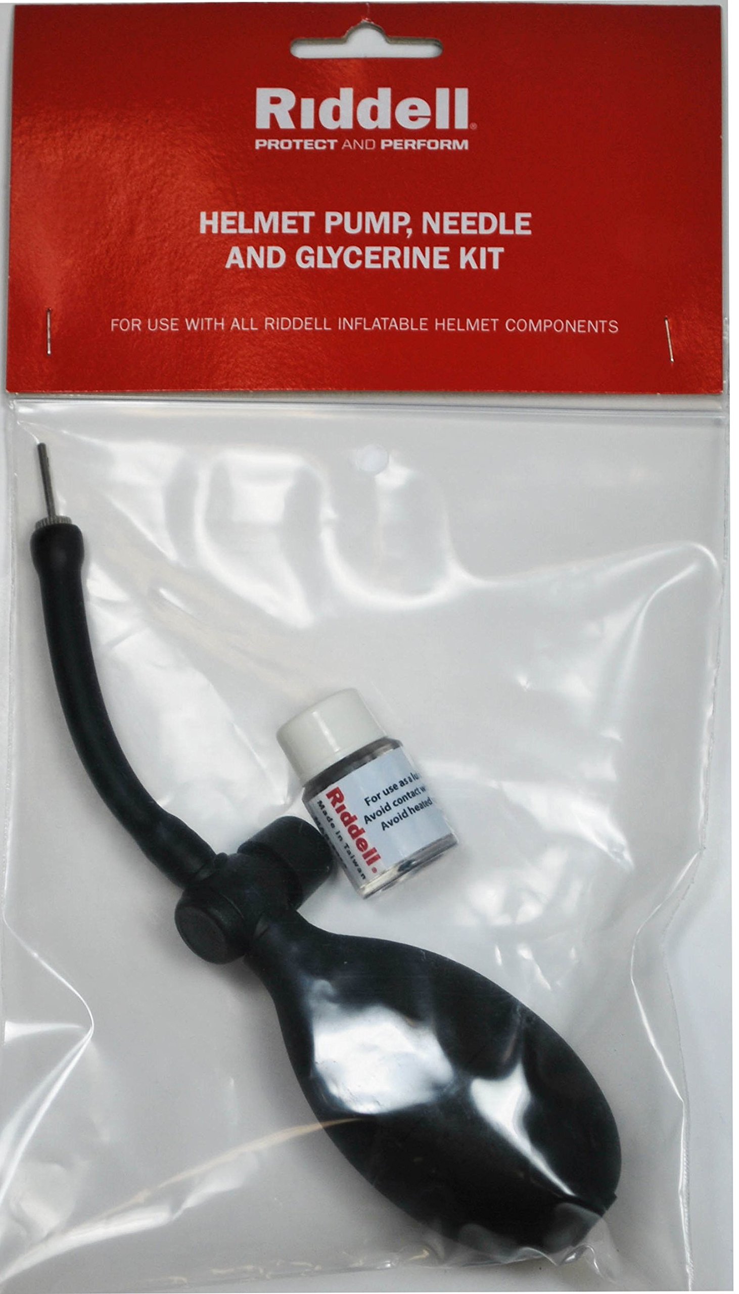 Foto 2 pulgar | Kit De Bomba Riddell Para Casco De Fútbol Con Aguja Y Glicerina - Venta Internacional.