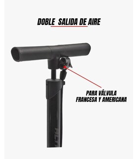 Foto 4 | Bomba Aire Xtellar De Pie Para Bicicleta Con Manometro Color Negro