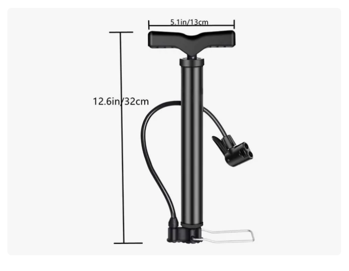 Foto 4 pulgar | 2pcs Bomba Para Bici Xtellar Y Inflar Balones Llantas C/ 3valvulas