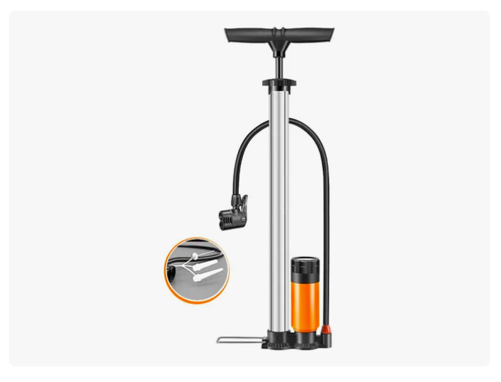 Foto 2 pulgar | Bomba De Alta Xtellar  Aire Para Bici Y Moto Con Medidor De Presion