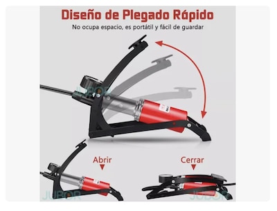 Foto 4 | Bomba De Aire Pedal Xtellar Para Inflar Llantas Bicicleta Moto