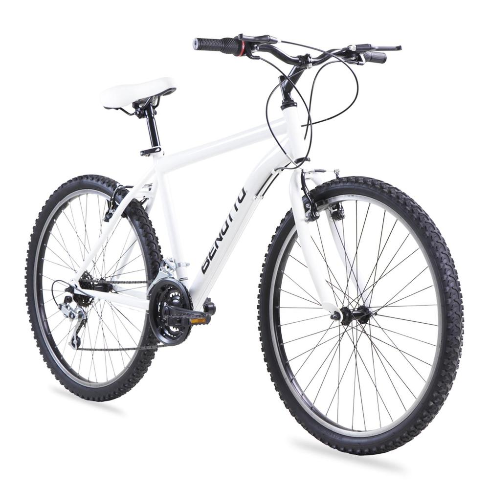 Foto 3 pulgar | Combo Bicicleta Benotto Pmo R26 H Blanco Con Bomba De Aire