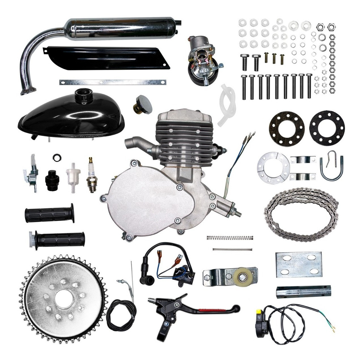 Kit de Motor Gasolina Gutstark para Bicicleta 80cc