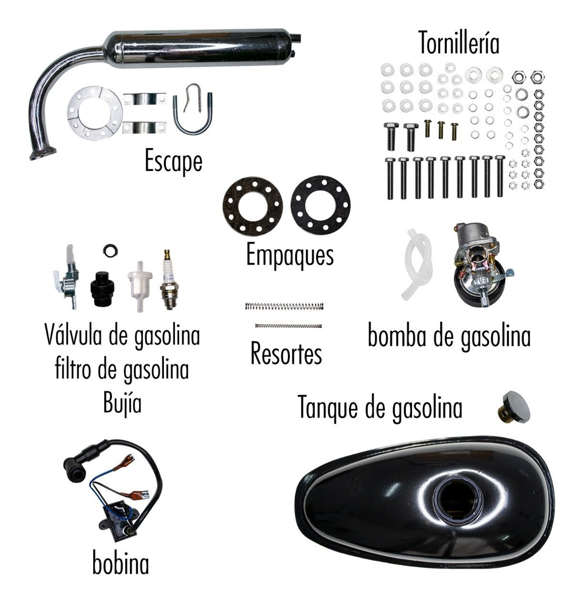 Foto 3 pulgar | Kit de Motor Gasolina Gutstark para Bicicleta 80cc