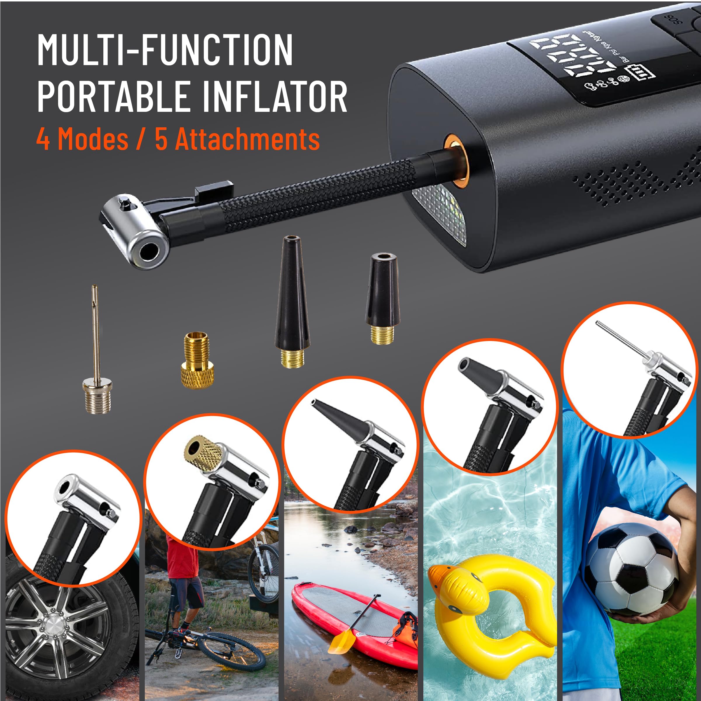 Foto 3 | Inflador Portátil De Neumáticos De Emergencia Fram Fek40002 150psi - Venta Internacional.