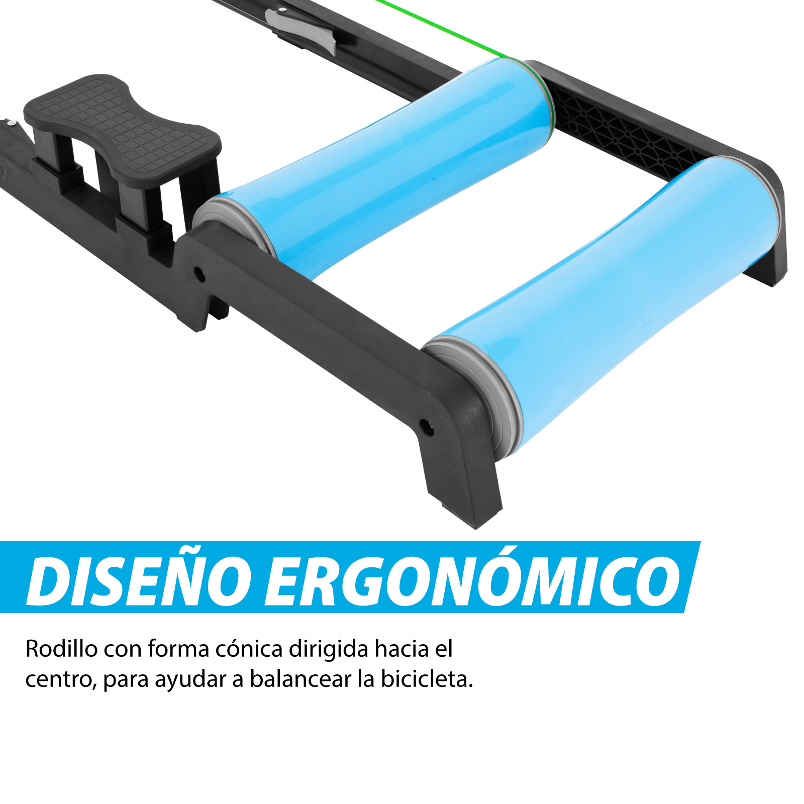 Foto 7 pulgar | Rodillo De Equilibrio Altera Rdllo Para Bicicleta Capacidad 110 Kg Color Negro