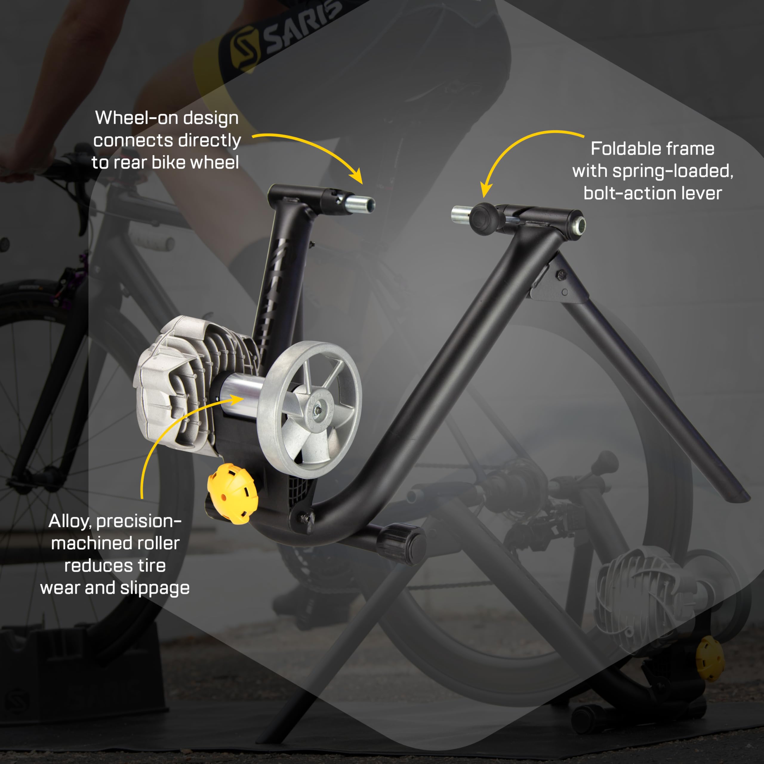 Foto 7 pulgar | El Entrenador De Bicicleta De Interior Saris Fluid2 Se Adapta A Carreteras Y Montañas - Venta Internacional.