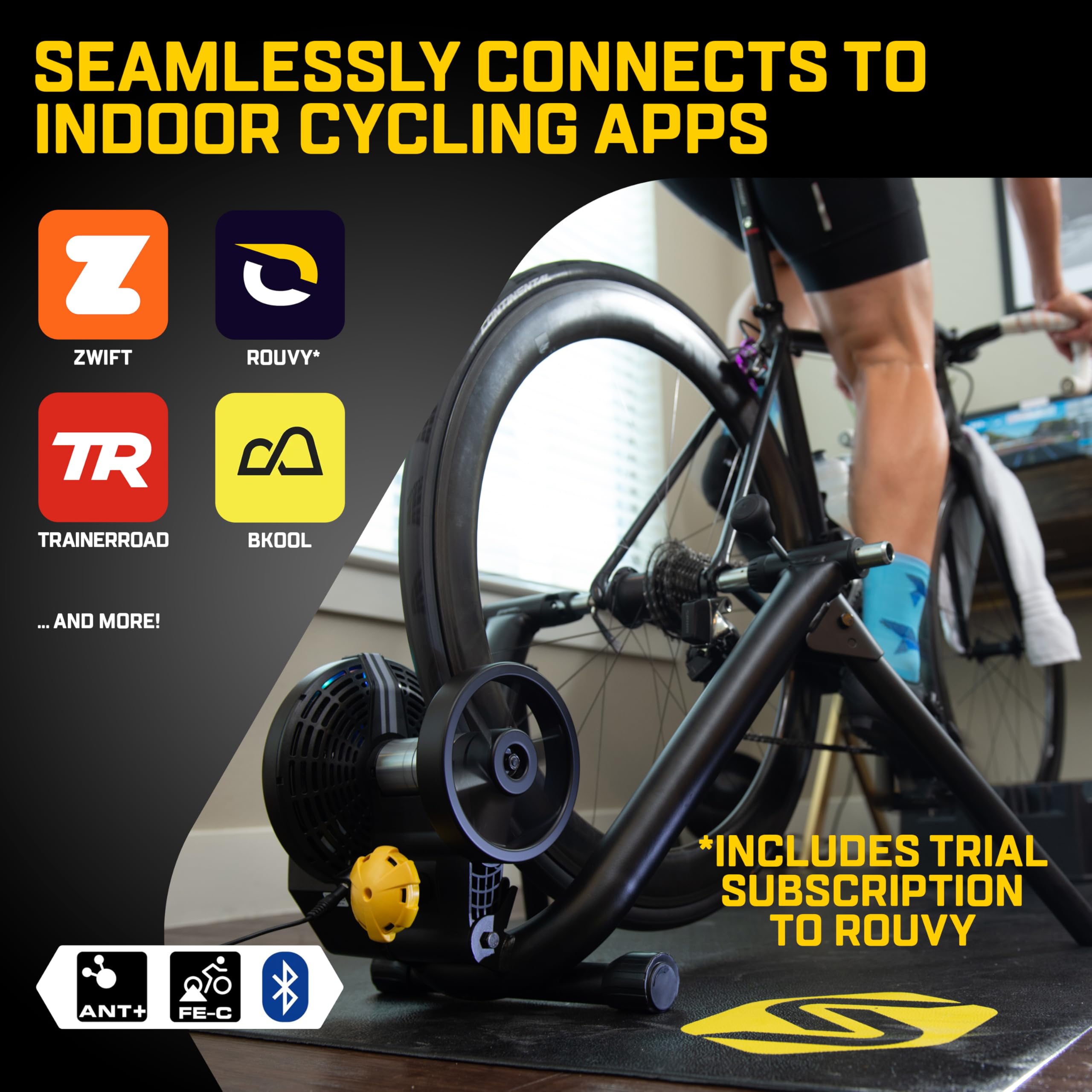 Foto 8 pulgar | Entrenador De Bicicleta De Interior Saris M2 Smart Compatible Con La Aplicación Zwift - Venta Internacional.